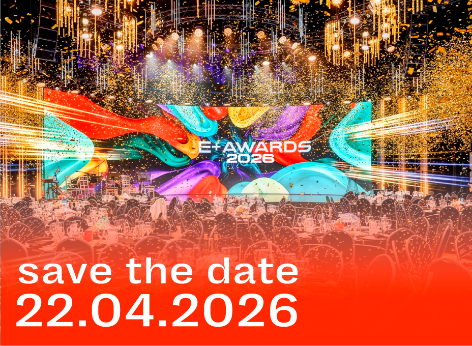Ждем вас 22 апреля на XI Церемонии награждения Е+ Awards 2026! 